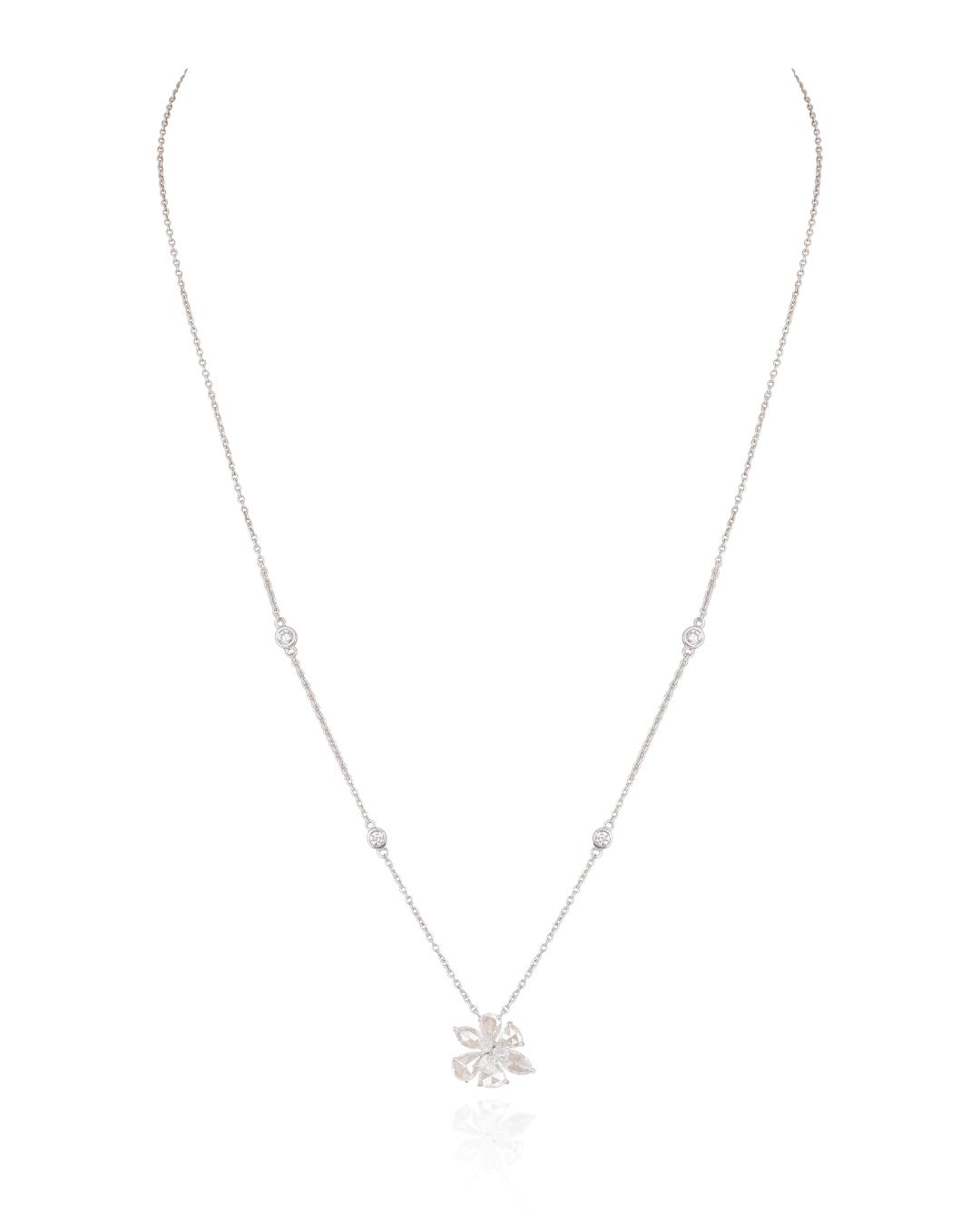 ELARA' Diamond Pendant Necklace